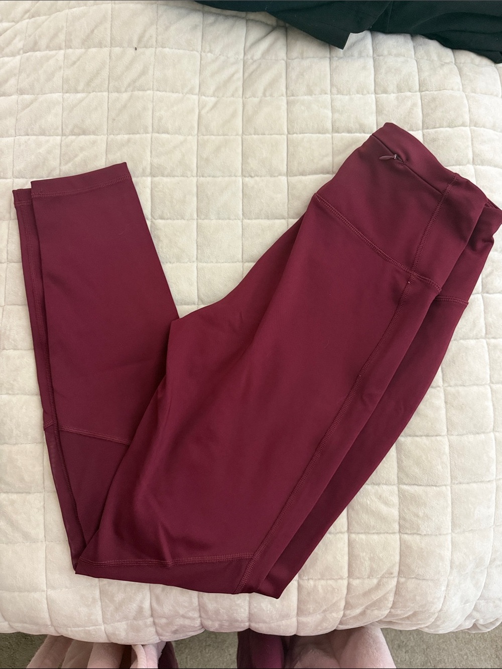Old Navy Burgundy Women Athletic Leggings